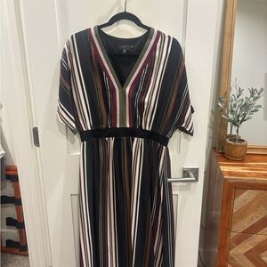 Ted Baker Multicolor Striped Maxi Dress
